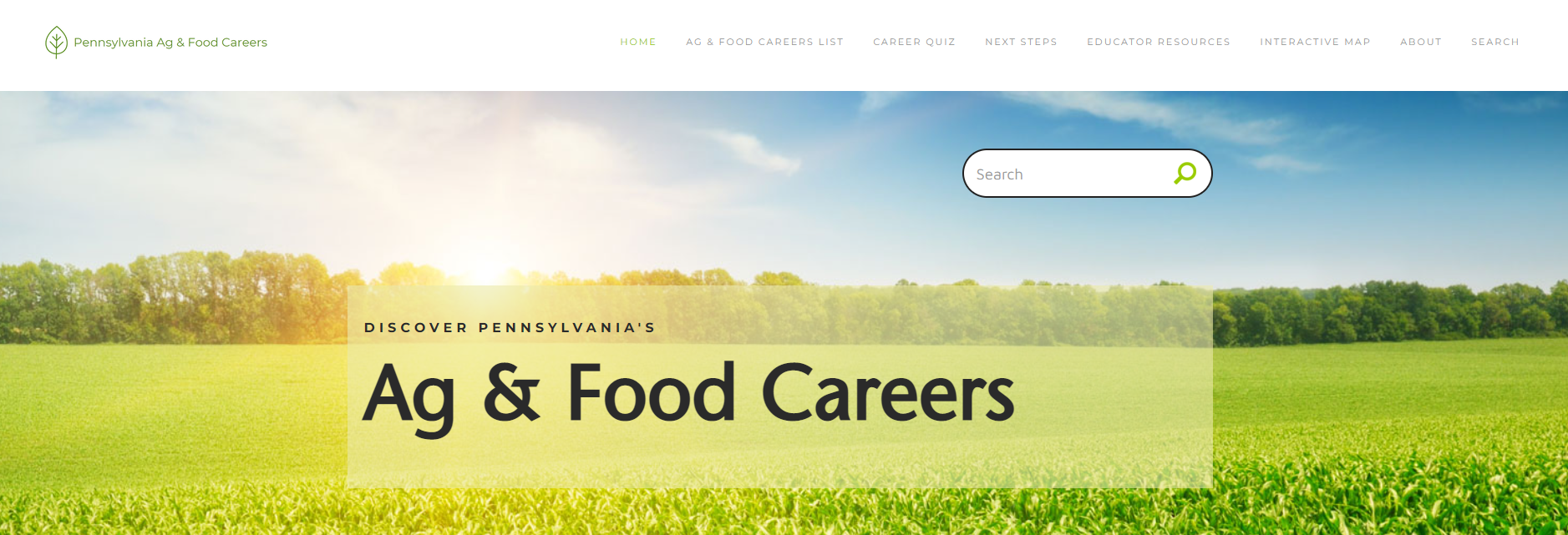 Website and Video Resources Showcase Careers in PA Agriculture | Center ...