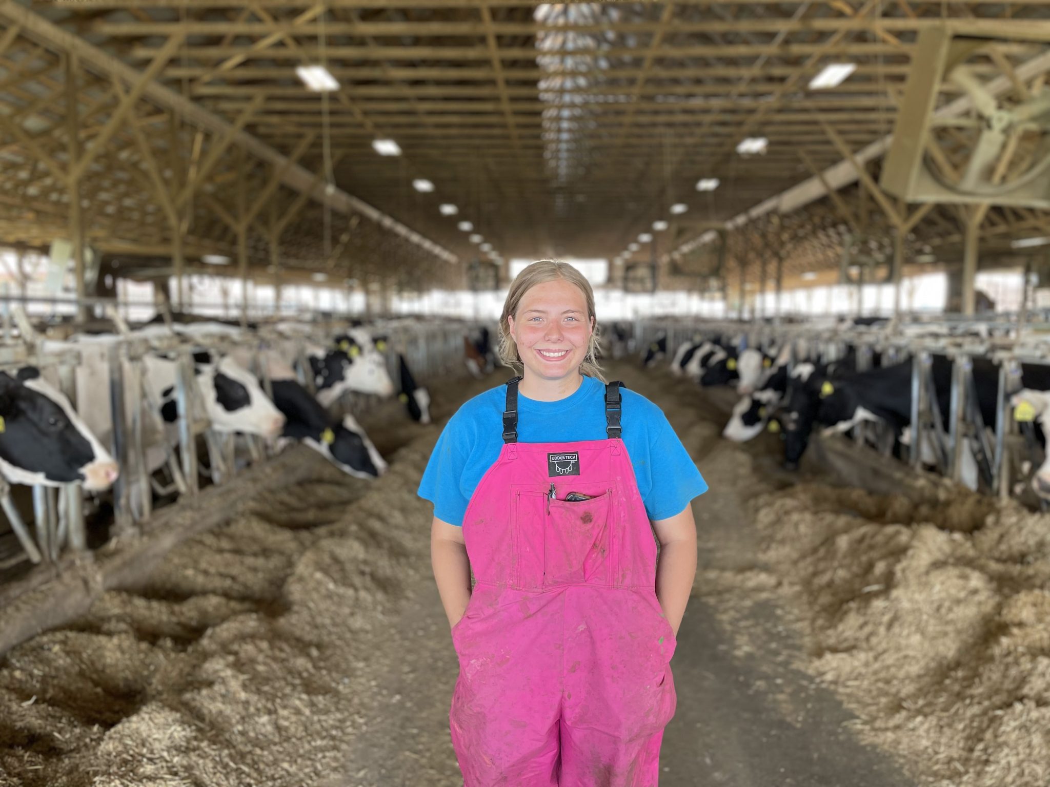 College Sophomore Rounds Out Knowledge of Dairy Herd Management at