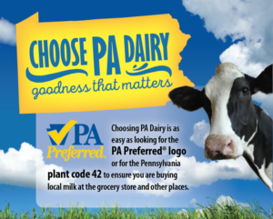 Choose PA Dairy promotional materials